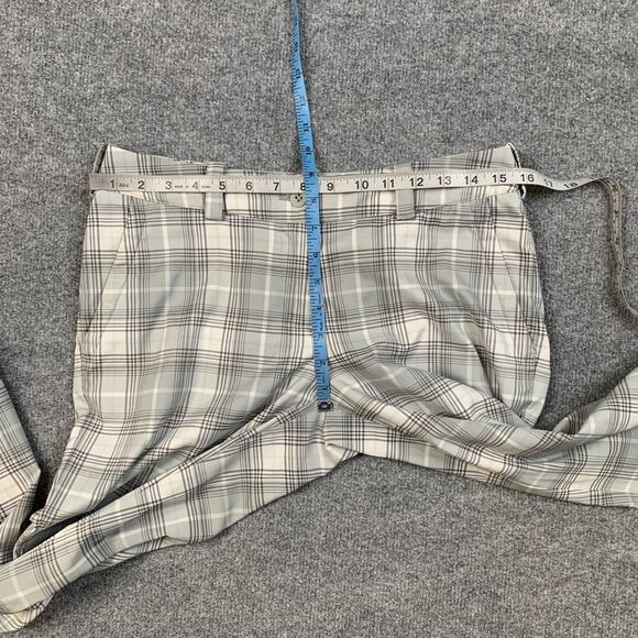 Nike Golf Pants Womens 4 Multi Tour Performance Dri Fit Plaid Mid Rise Pocket - Picture 4 of 11
